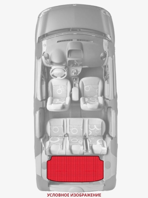 ЭВА коврики «Queen Lux» багажник для ГАЗ 23